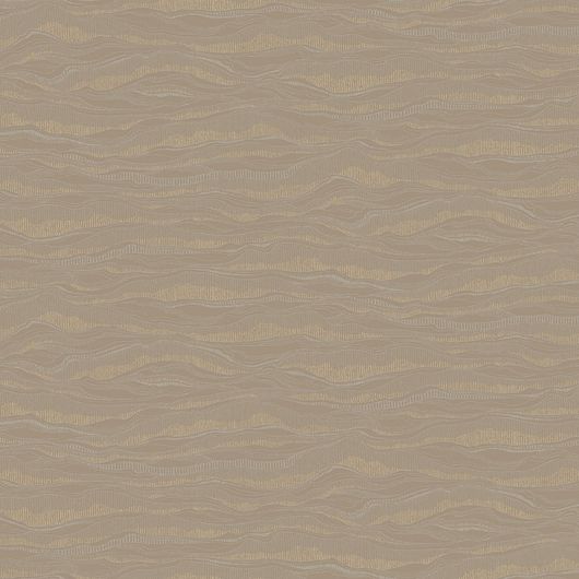 Флизелиновые обои Ripples (рябь) арт. QTR6 012/1 российского производства в виде неровных горизонтальных полос пепельно-коричневого цвета
